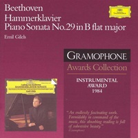 Deutsche Grammophon : Gilels - Beethoven Sonata No. 29